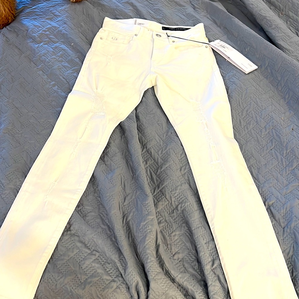 White  men jean armani exchange  size 29 new